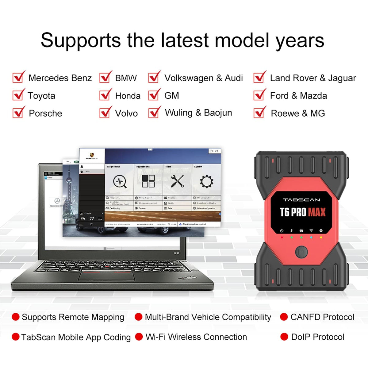 TabScan T6 PRO MAX Diagnostics &amp; Programming Tool