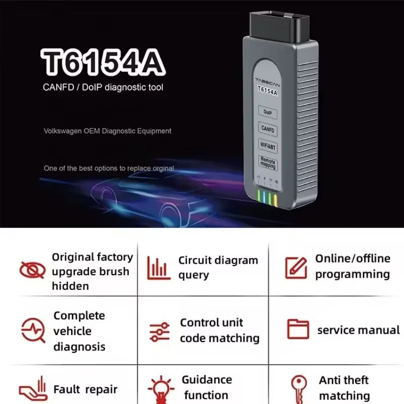 TabScan T6154A Diagnostic Tool – Professional Vehicle Diagnostic Interface