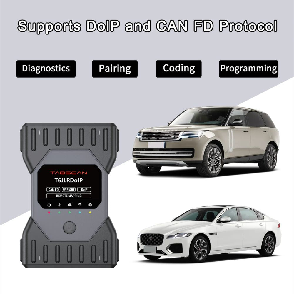 TabScan T6JLRDoIP Diagnostic Tool for Jaguar Land Rover | DoIP J2534 Interface